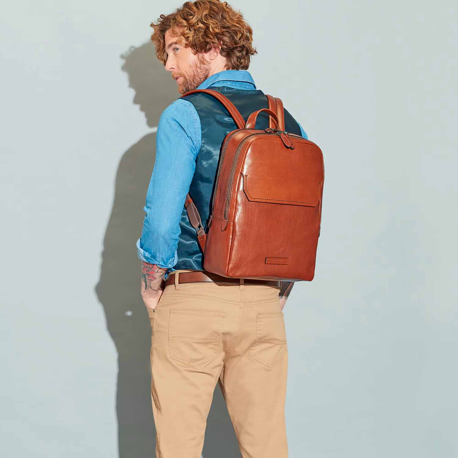 The Bridge Williamsburg Rucksack 40cm -06140701 Braun/Ruthenium The Bridge Williamsburg Rucksack 40cm -06140701 Braun/Ruthenium