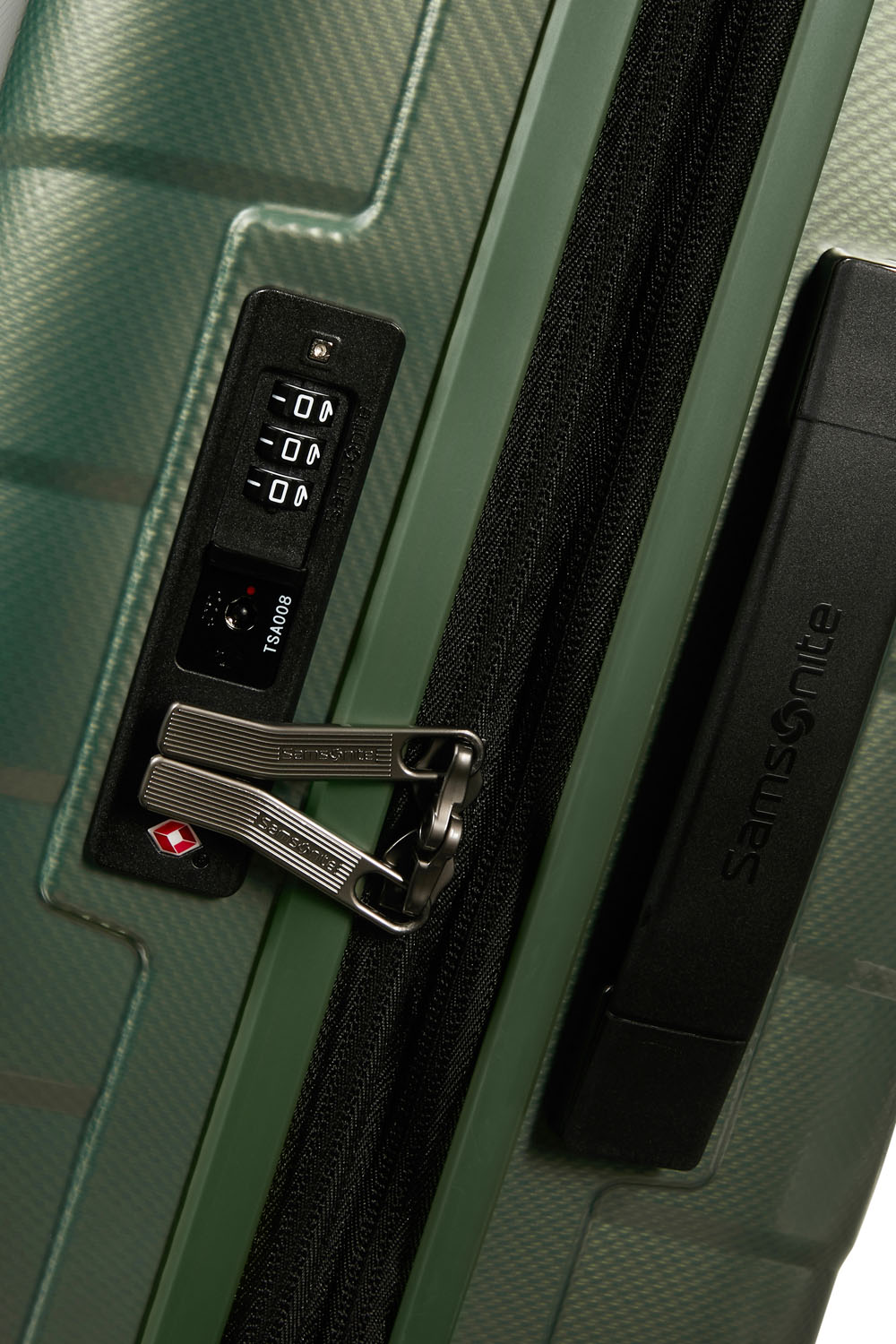 Samsonite Attrix Trolley mit 4 Rollen erweiterbar 55cm (23/26cm) Basil Green