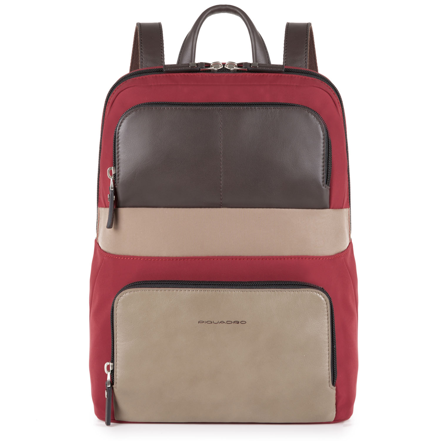 Piquadro Michael Kleiner Rucksack mit Laptopfach 11" bordeaux