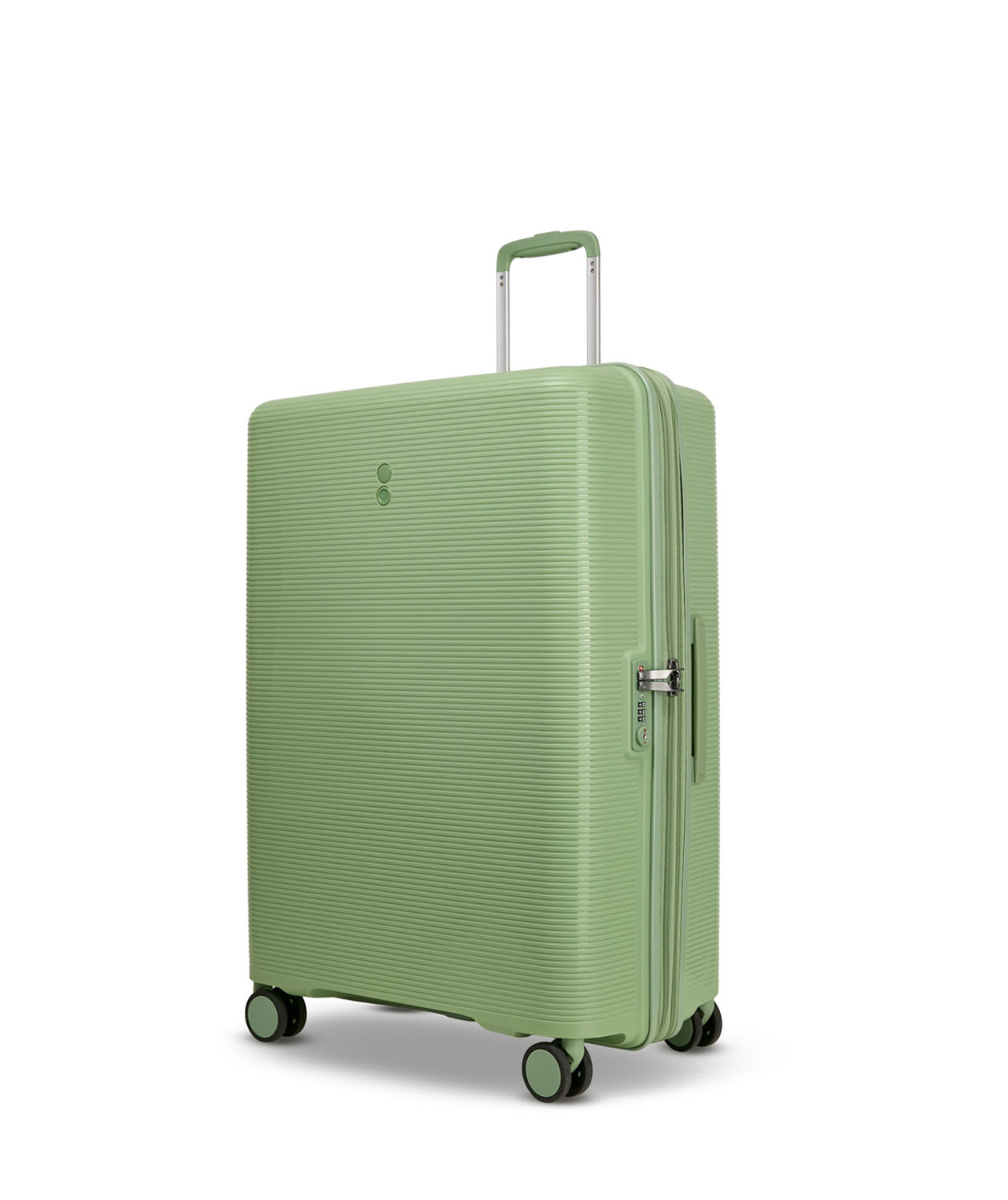 ECHOLAC Forza Koffer L 4-Rollen, erweiterbar Green