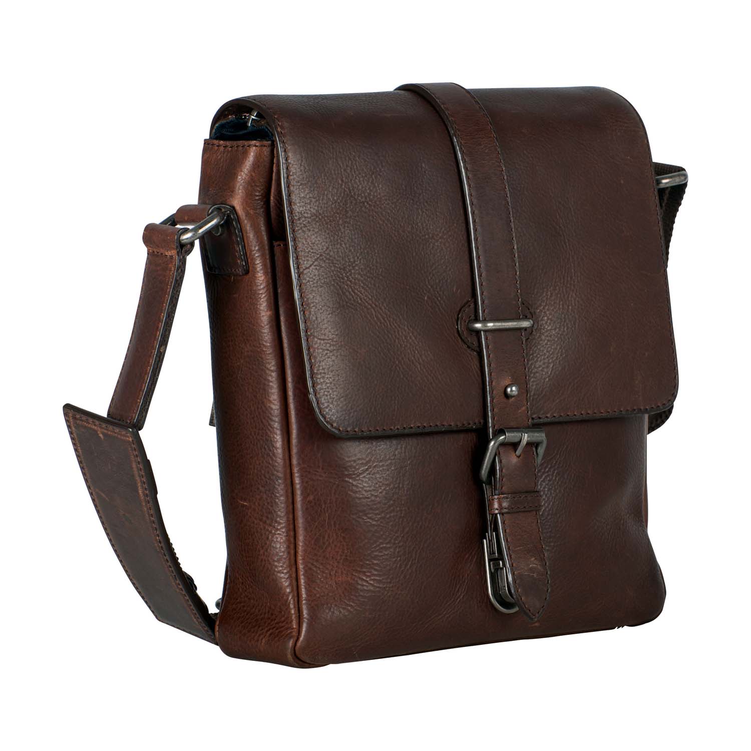 Leonhard Heyden Roma Leder-Umhängetasche S Braun