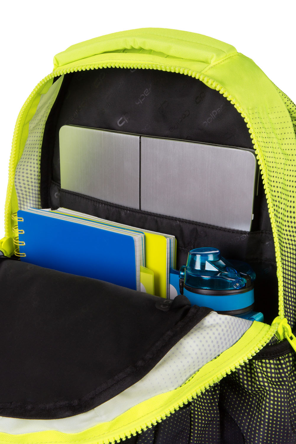 CoolPack Pick 17" 4tlg.Set Rucksack Gradient Lemon