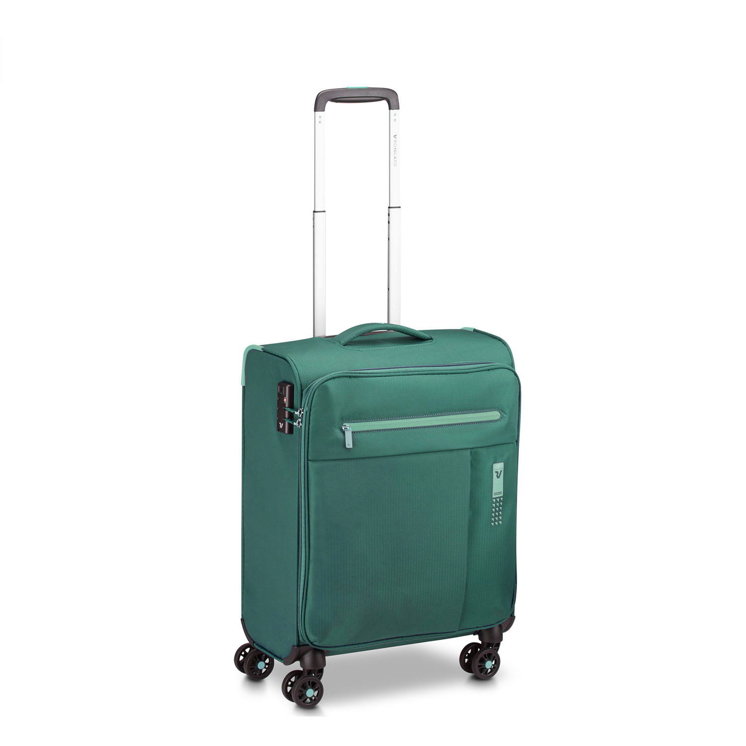Roncato Lite Soft Handgepäck Carry-On Trolley 4-Rollen Green Bottle Roncato Lite Soft Handgepäck Carry-On Trolley 4-Rollen Green Bottle