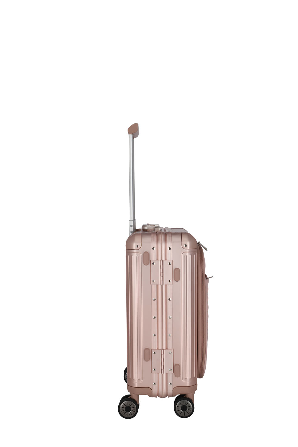 Travelite Next Trolley S 4-Rad mit Vortasche Rosé Travelite Next Trolley S 4-Rad mit Vortasche Rosé