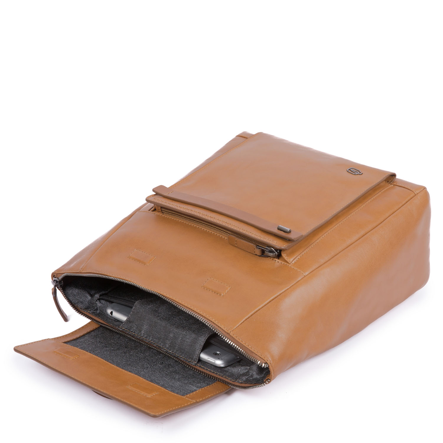 Piquadro Cube Kleiner Laptoprucksack mit iPad®10,5’’/9,7”-Fach lohfarben Piquadro Cube Kleiner Laptoprucksack mit iPad®10,5’’/9,7”-Fach lohfarben