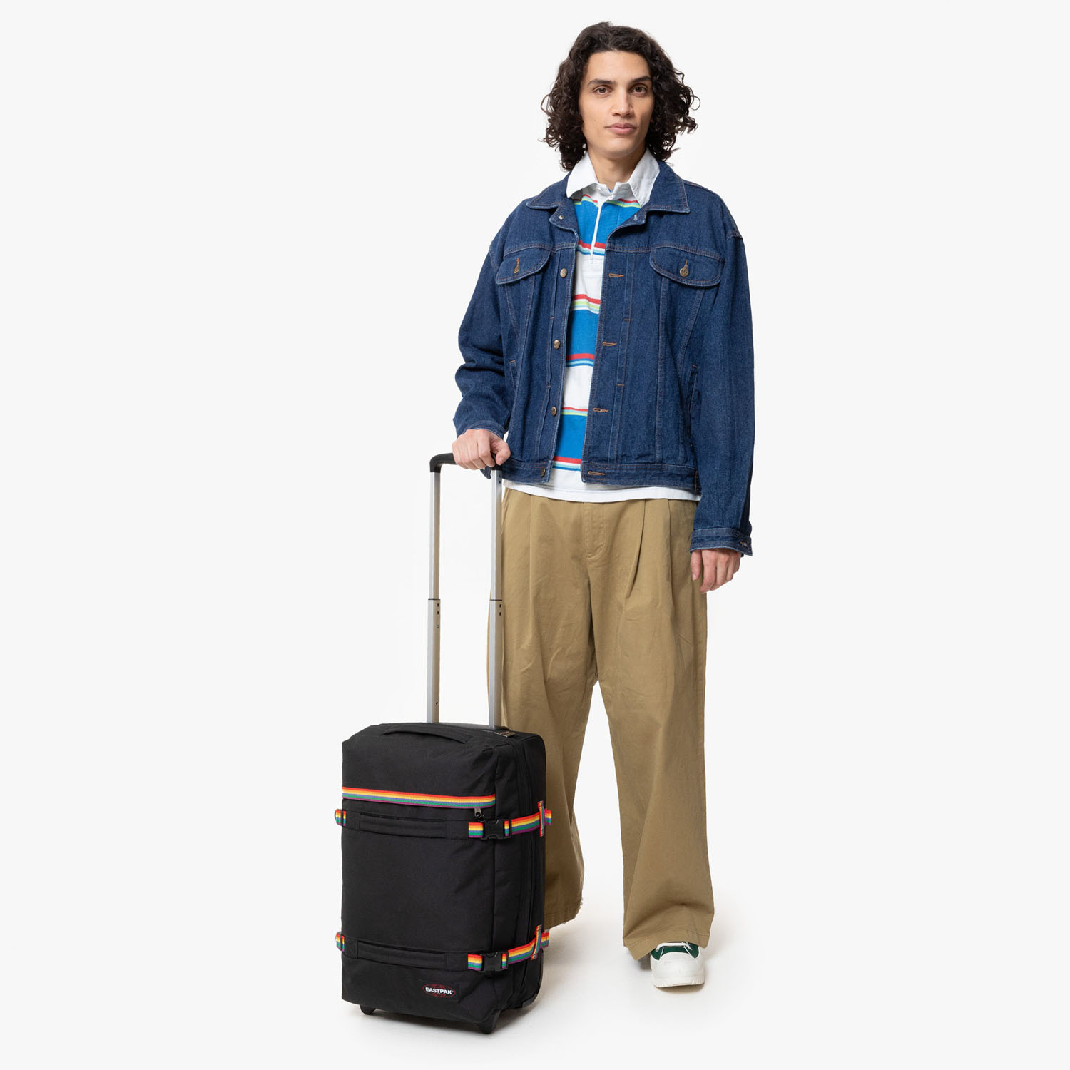 Eastpak Transit'R Reisetrolley S mit 2 Rollen 24 Color Band Rainbow Eastpak Transit'R Reisetrolley S mit 2 Rollen 24 Color Band Rainbow