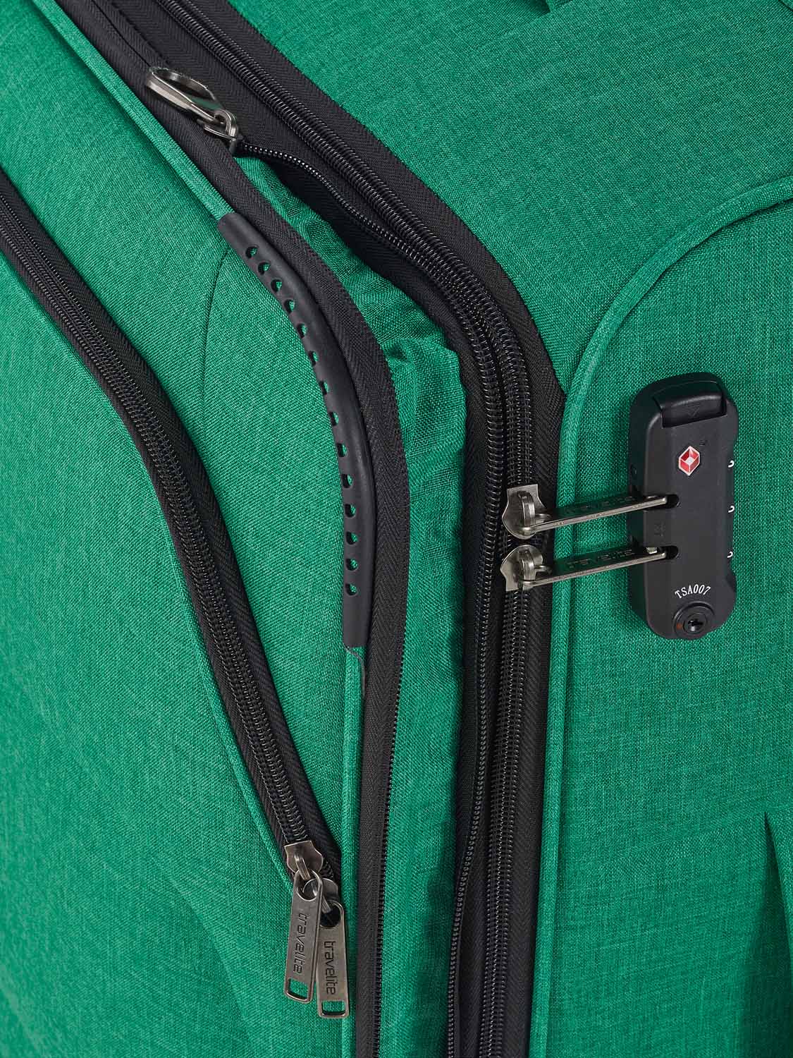 Travelite Adria 3-tlg. 4w Koffer-Set L/M/S Grün