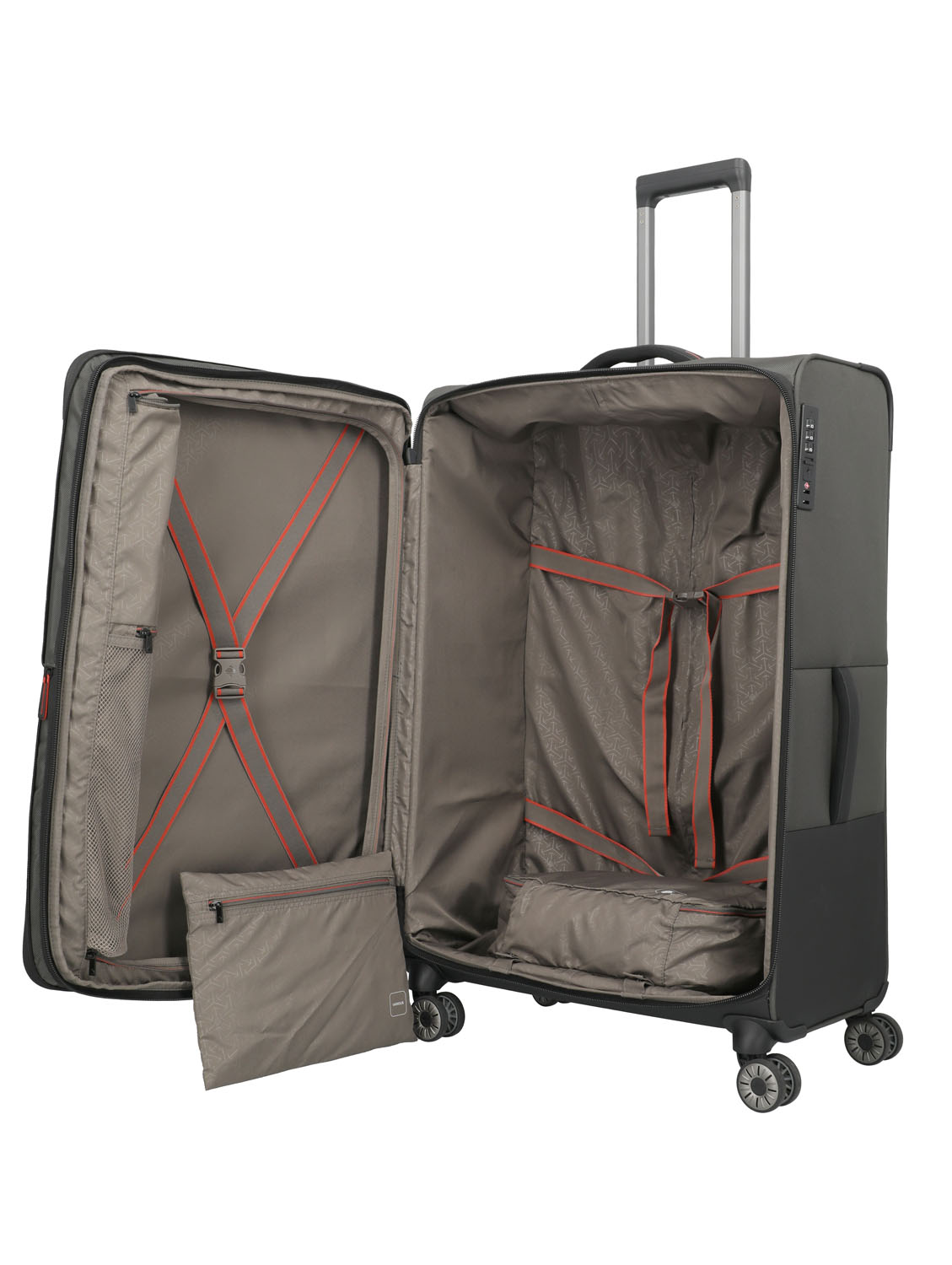 Travelite Crosslite Trolley XL 4-Rollen erweiterbar Oliv Travelite Crosslite Trolley XL 4-Rollen erweiterbar Oliv
