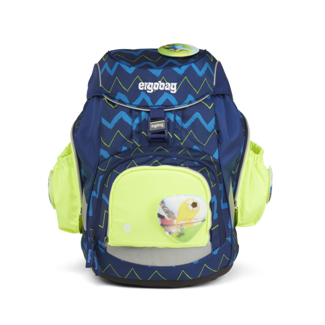 ergobag Schulzubehör Fluo LED Seitentaschen Zip-Set, 3-tlg. 2020-2022 Gelb ergobag Schulzubehör Fluo LED Seitentaschen Zip-Set, 3-tlg. 2020-2022 Gelb