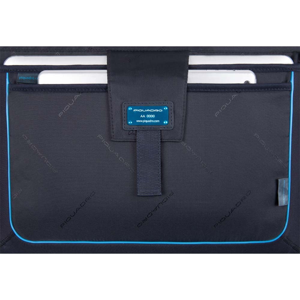 Piquadro ILI Kurzgriff-Laptoptasche mit zwei Fächern und iPad®Air/Pro 9,7-Fach Nachtblau