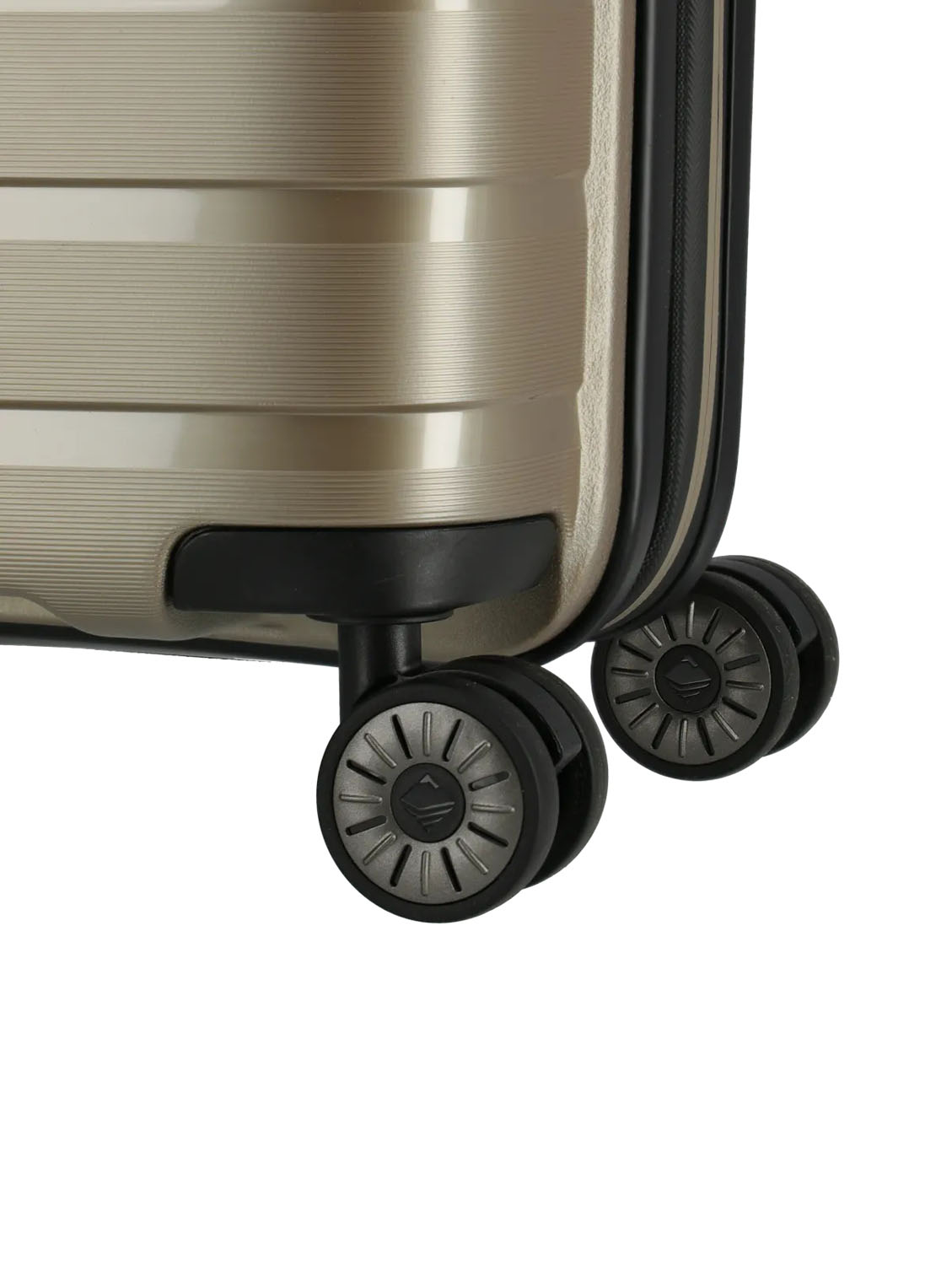 Travelite Air Base Trolley S 4-Rollen, erweiterbar Champagner