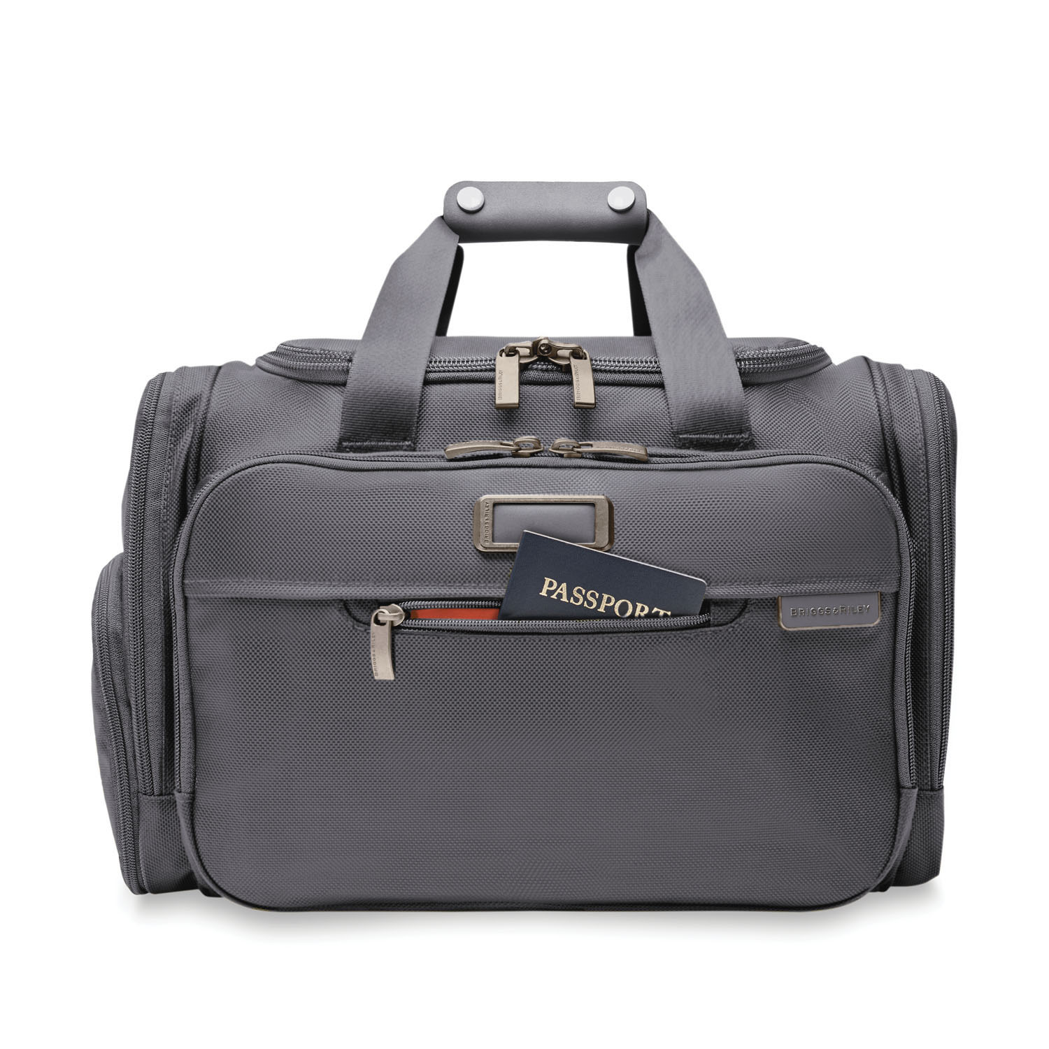 Briggs & Riley Baseline Limited Edition Underseat Duffle Steel Grey Briggs & Riley Baseline Limited Edition Underseat Duffle Steel Grey