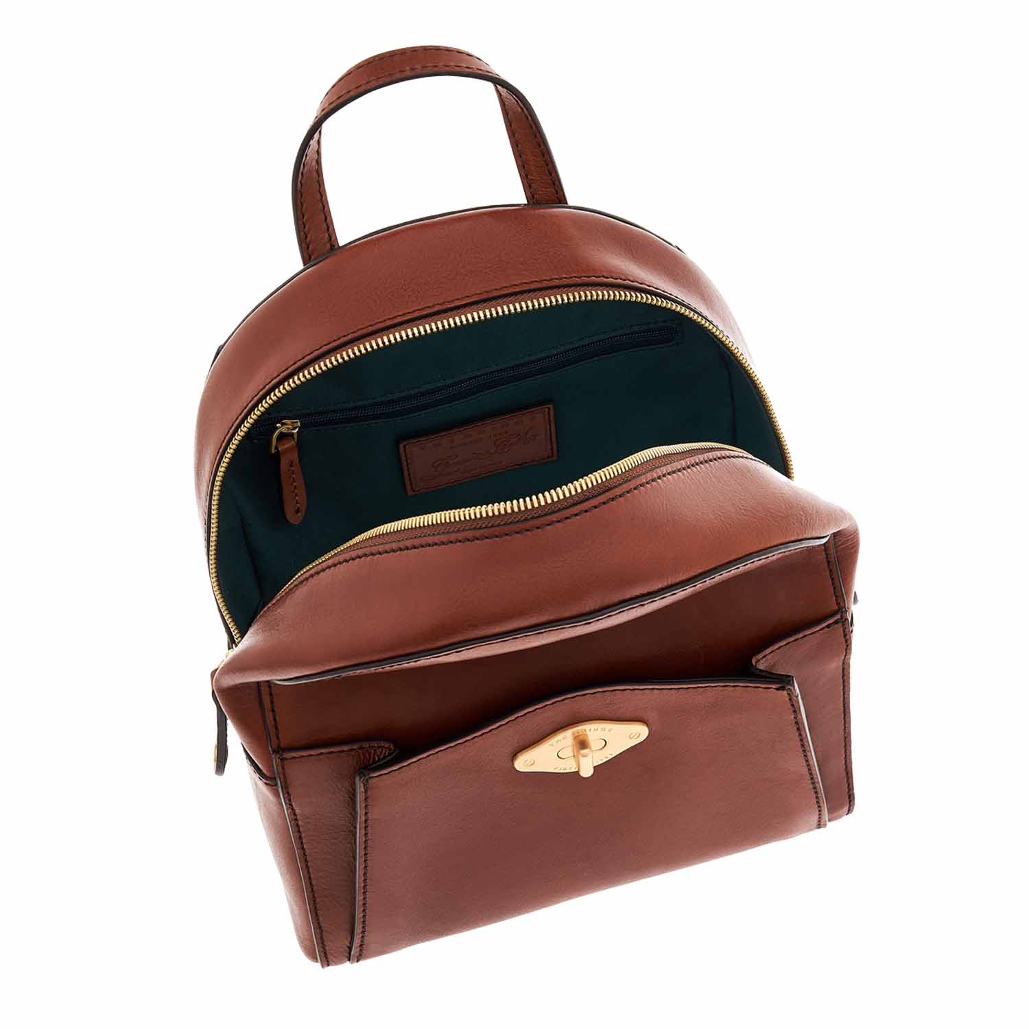 The Bridge Barbara Rucksack 04338201 Braun/Gold