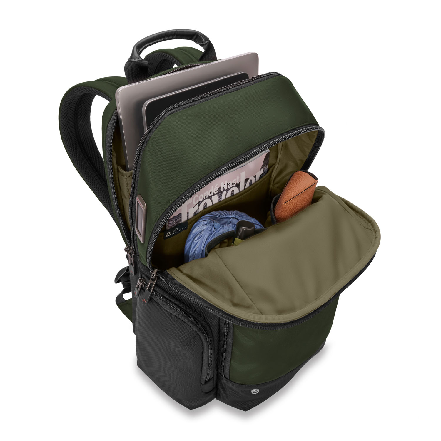 Briggs & Riley HTA Medium Cargo Multi-Pocket Backpack Forest Briggs & Riley HTA Medium Cargo Multi-Pocket Backpack Forest