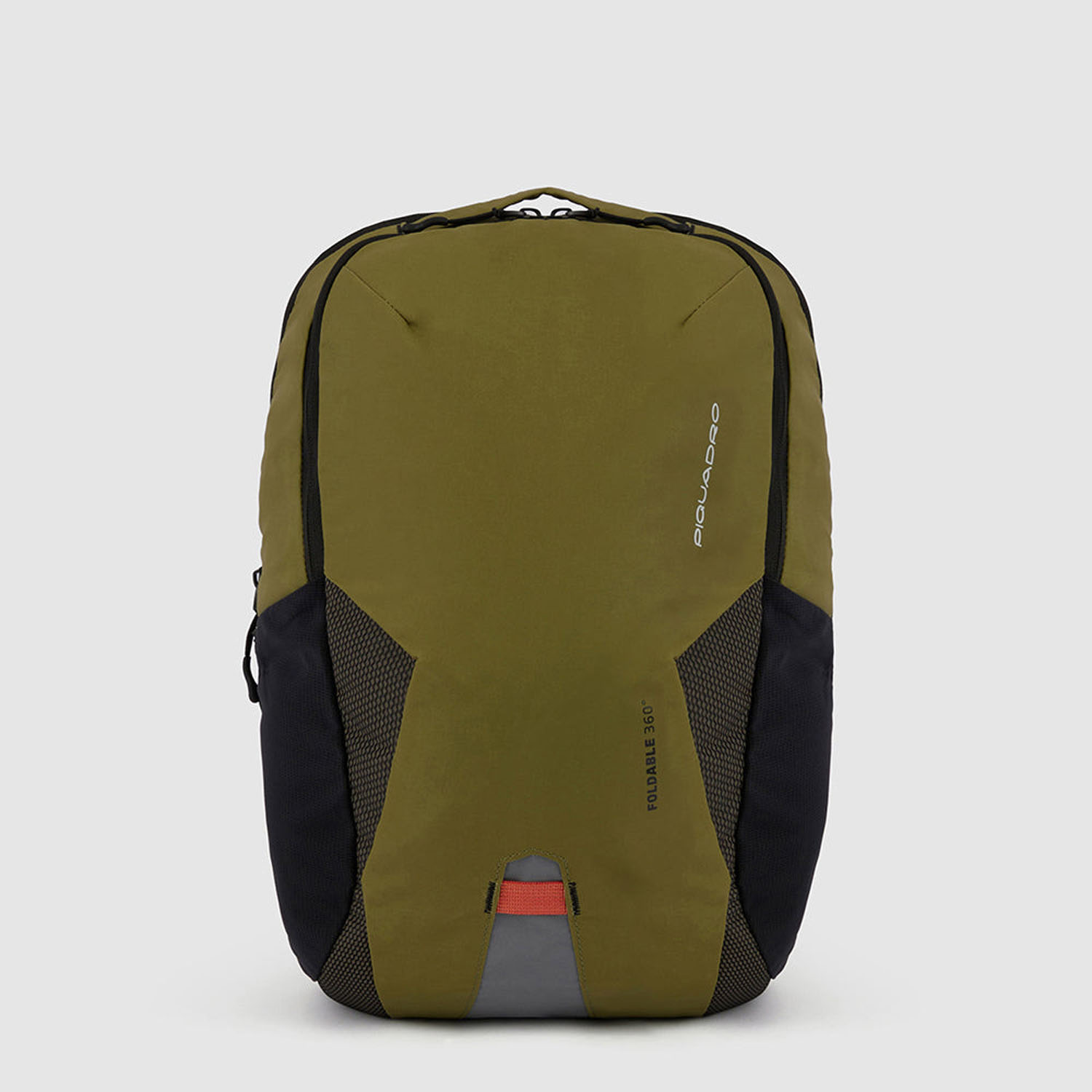 Piquadro Foldable Faltbarer Laptop-Rucksack aus rezykliertem Stoff Militärgrün Piquadro Foldable Faltbarer Laptop-Rucksack aus rezykliertem Stoff Militärgrün