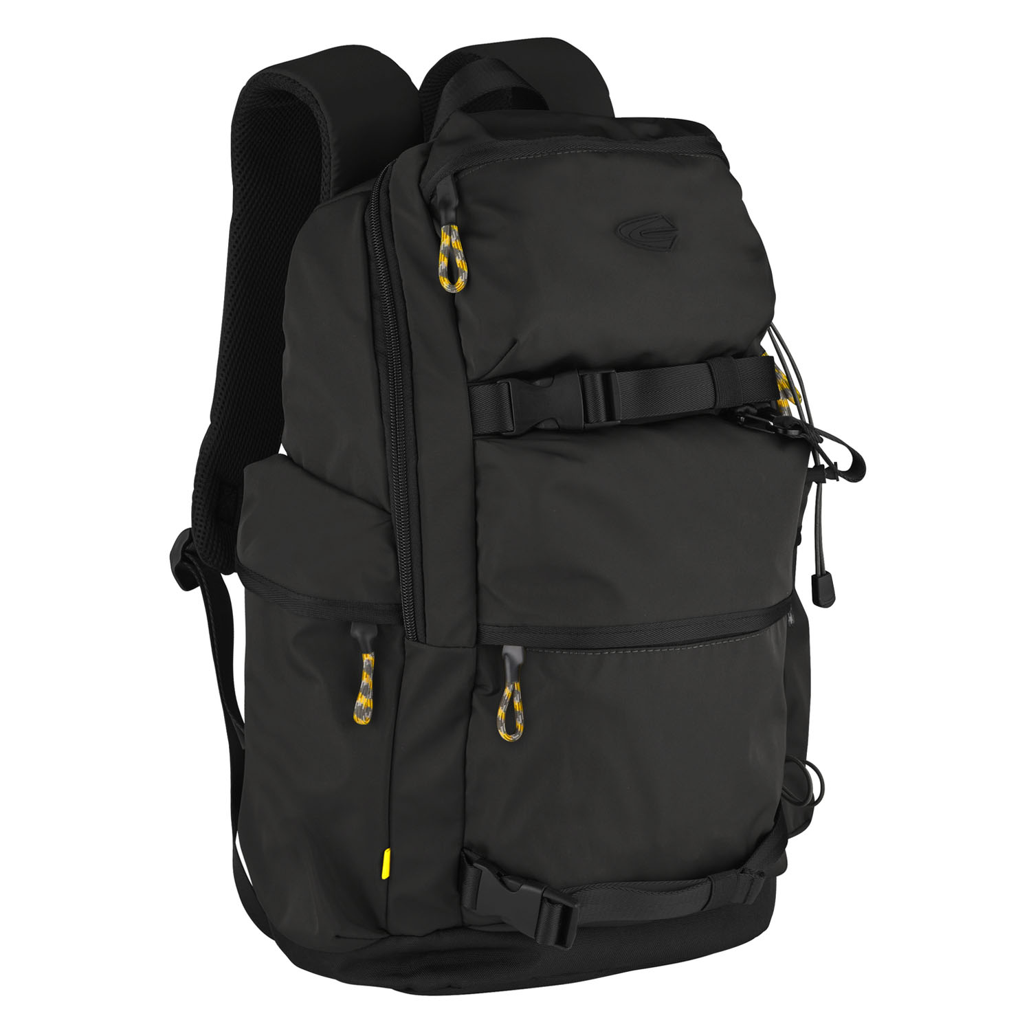 Camel Active Terra Backpack L aus recyceltem Nylon 4222 Schwarz