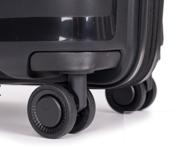 Stratic Straw + Hartschalen-Koffer S, erweiterbar black Stratic Straw + Hartschalen-Koffer S, erweiterbar black