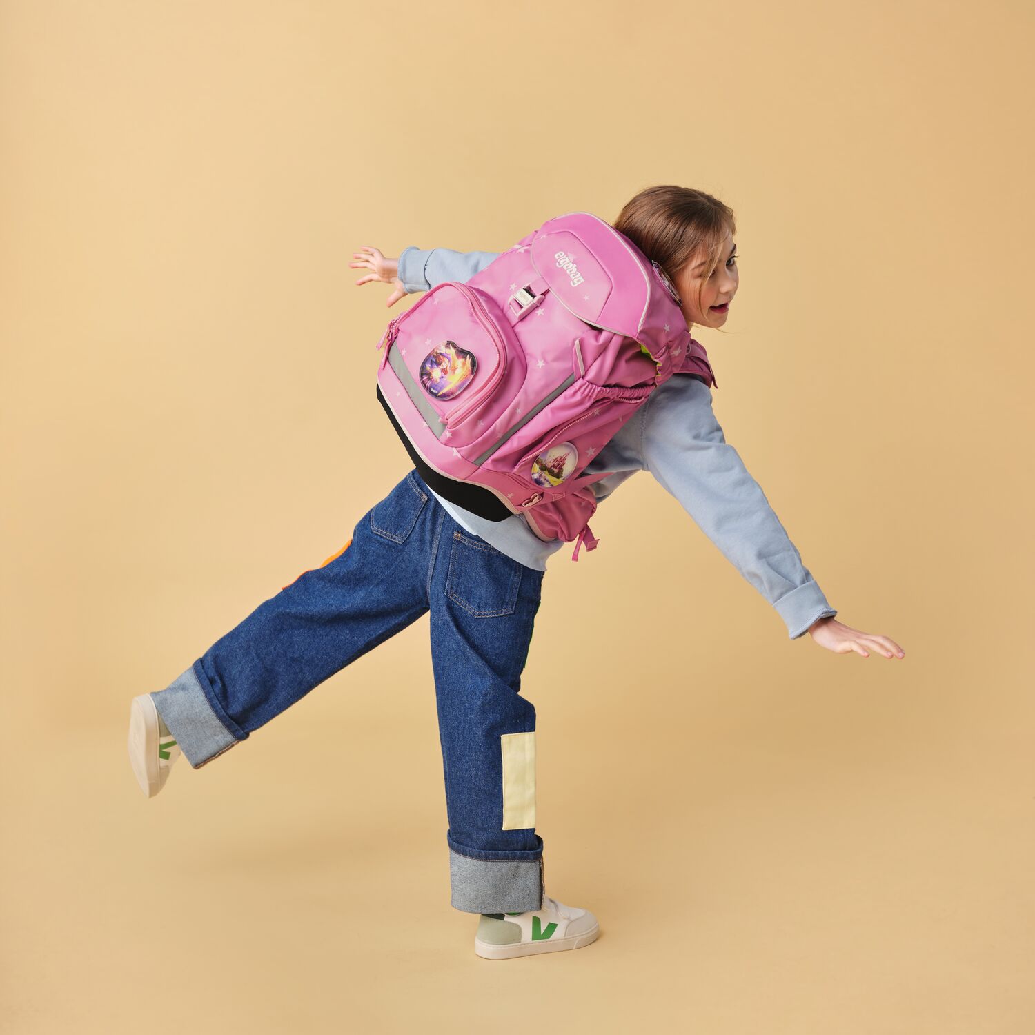 ergobag pack 6-teiliges Schulrucksack-Set 2025 WolkenzauBär