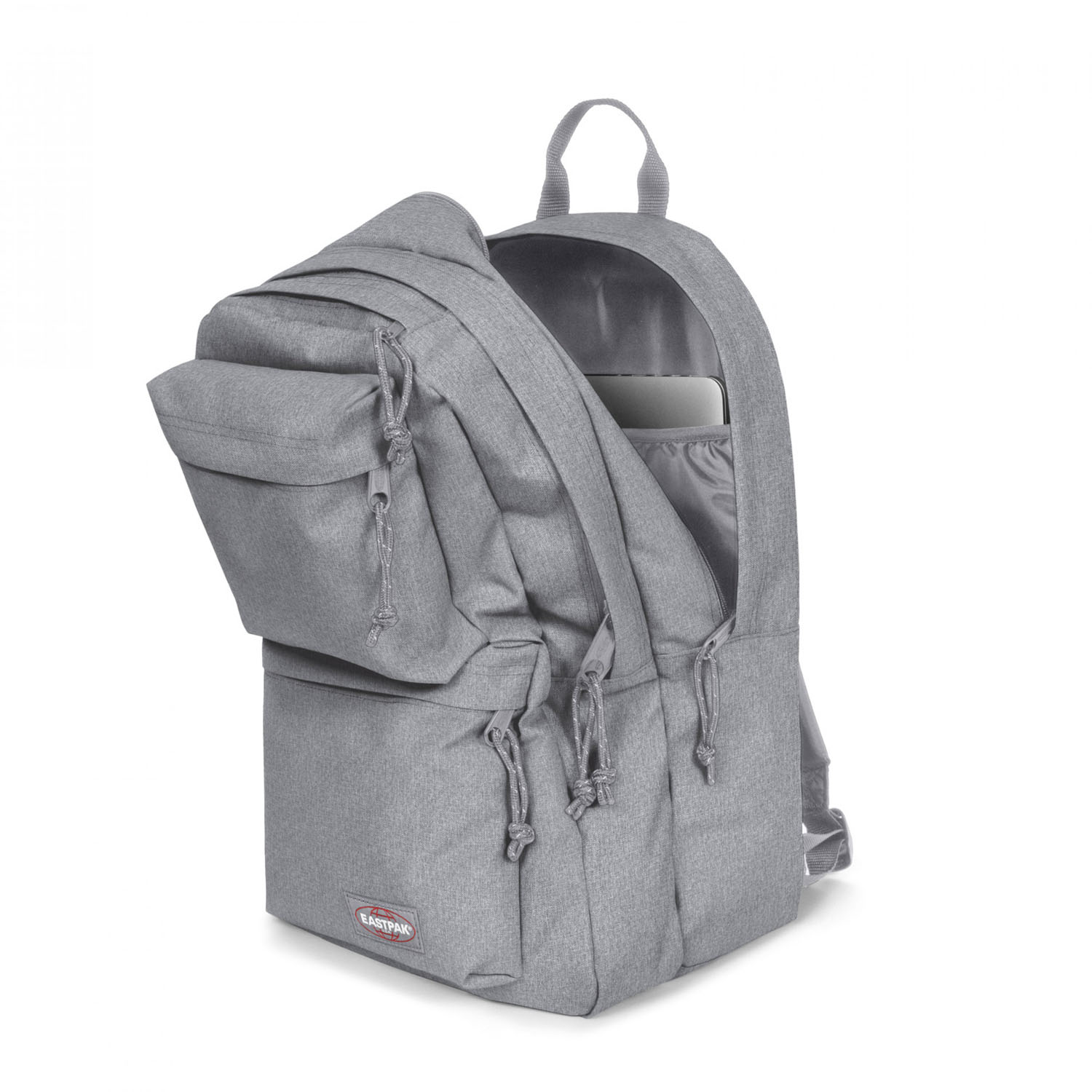 Eastpak Parton Rucksack mit zwei Vordertaschen Sunday Grey Eastpak Parton Rucksack mit zwei Vordertaschen Sunday Grey