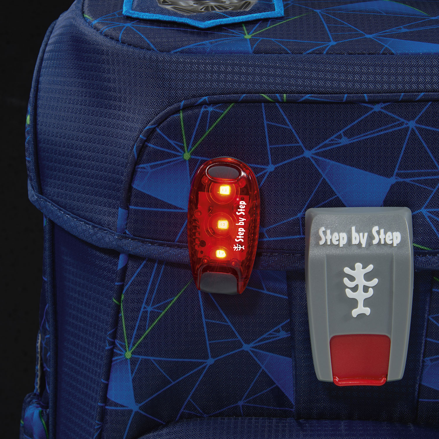 Step by Step Schulzubehör LED-Sicherheits-Klemmleuchte Rot Step by Step Schulzubehör LED-Sicherheits-Klemmleuchte Rot