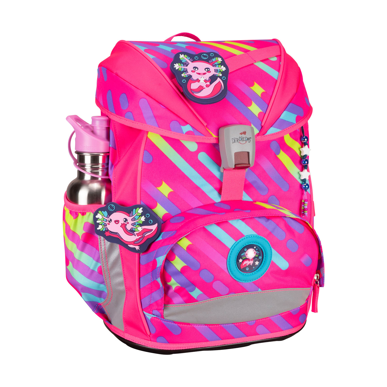 DerDieDas ErgoFlex "NEON" Schulrucksack-Set 5-teilig mit Sportbeutel Neon Punkie DerDieDas ErgoFlex "NEON" Schulrucksack-Set 5-teilig mit Sportbeutel Neon Punkie