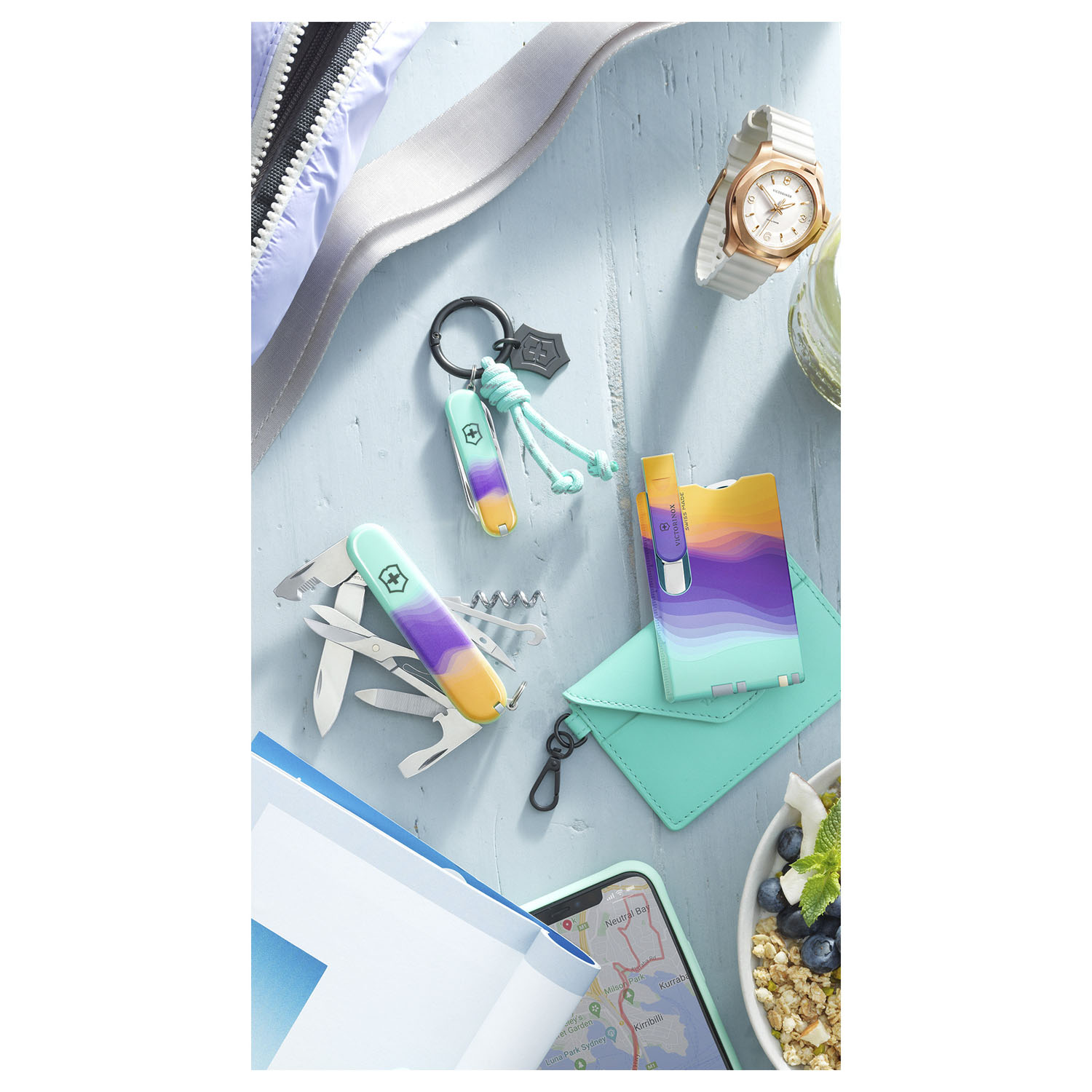 Victorinox Accessoires Key Ring -Live to Explore Kollektion turquoise Victorinox Accessoires Key Ring -Live to Explore Kollektion turquoise