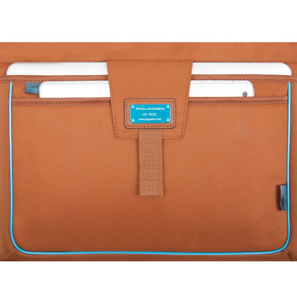 Piquadro Kolyma Kurzgriff-Laptoptasche mit iPad®Air/Pro 9,7-Fach sand