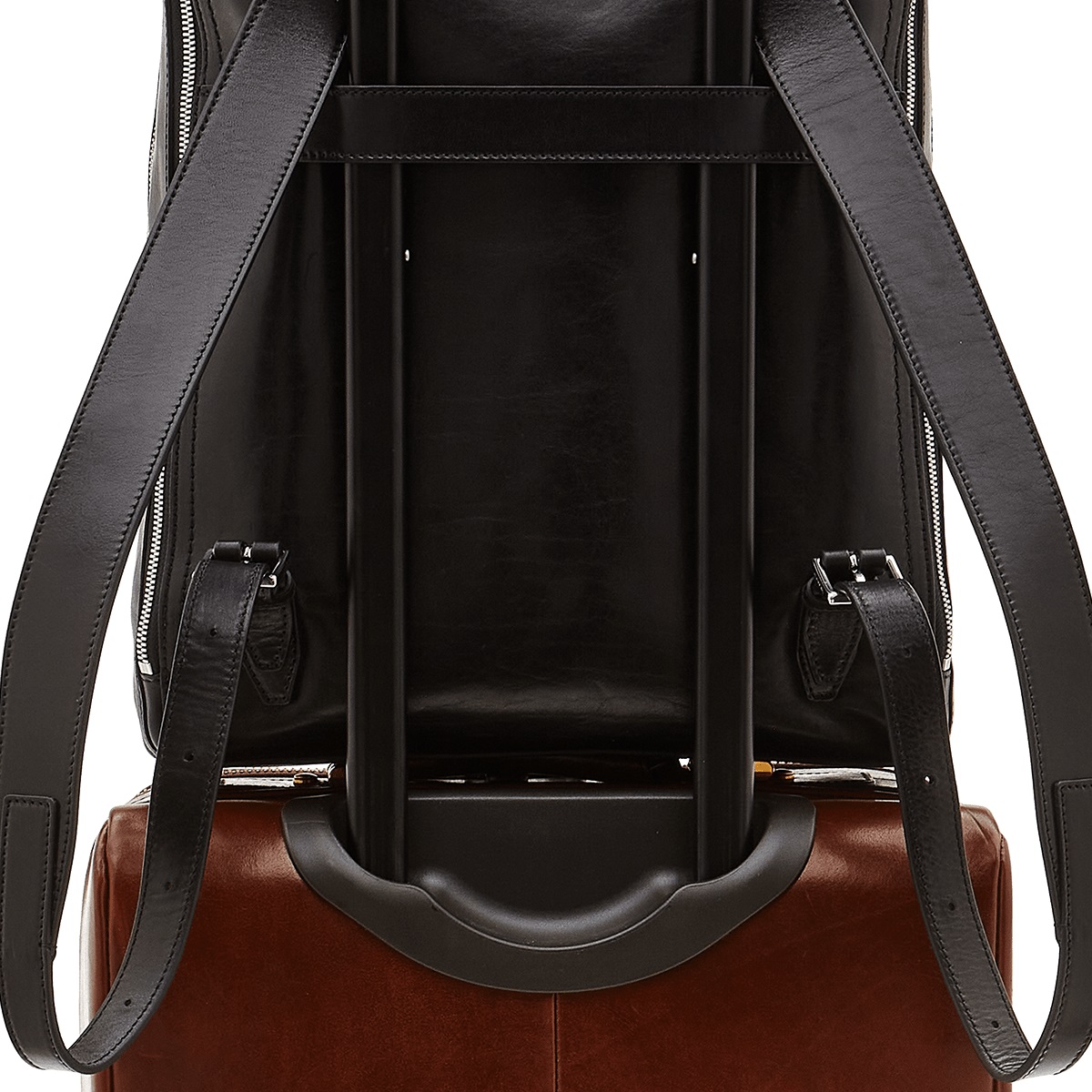 The Bridge Dante Leder-Rucksack 42cm Schwarz/Palladium/Ruthenium The Bridge Dante Leder-Rucksack 42cm Schwarz/Palladium/Ruthenium