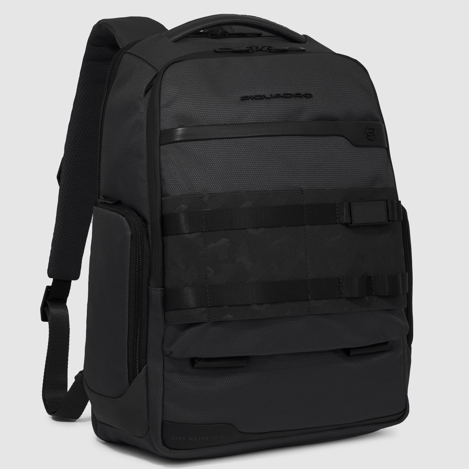 Piquadro FX Modulare Laptop-Rucksack 15,6" Schwarz