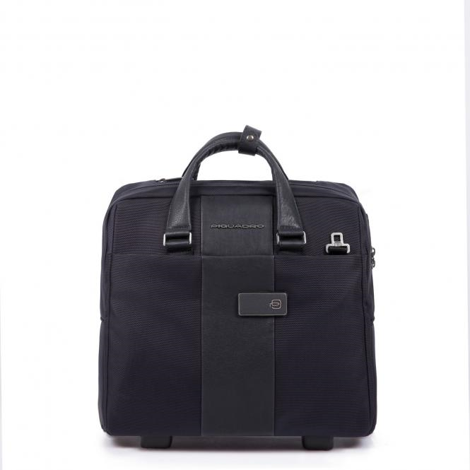 Piquadro Brief Brief Aktentasche auf Rollen 2w mit 15,6" Laptopfach und CONNEQU-Tasche Graphite Piquadro Brief Brief Aktentasche auf Rollen 2w mit 15,6" Laptopfach und CONNEQU-Tasche Graphite