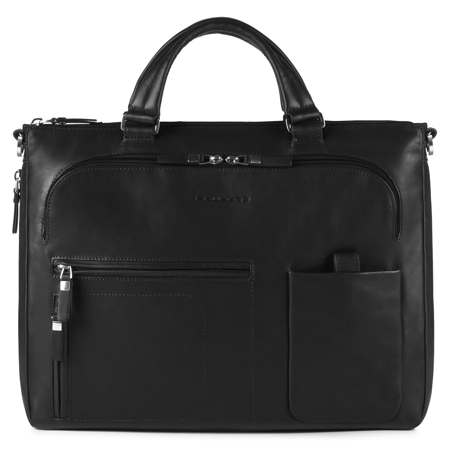 Piquadro Spock Erweiterbare Laptoptasche mit gepolstertem iPad -Fach schwarz Piquadro Spock Erweiterbare Laptoptasche mit gepolstertem iPad -Fach schwarz