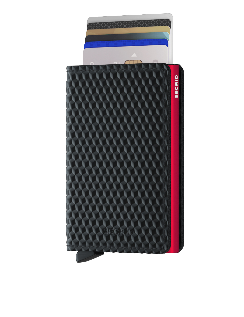 Secrid Slimwallet Cubic SCu-Black-Red Secrid Slimwallet Cubic SCu-Black-Red