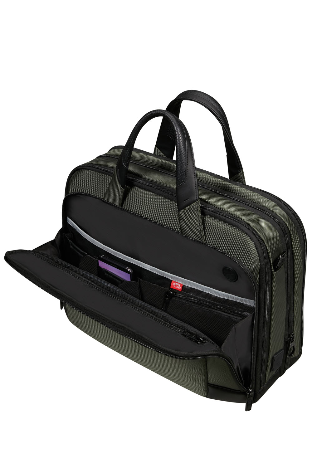 Samsonite Pro-DLX 6 Aktentasche 15.6" erweiterbar + GRATIS HOTELGUTSCHEIN Grün
