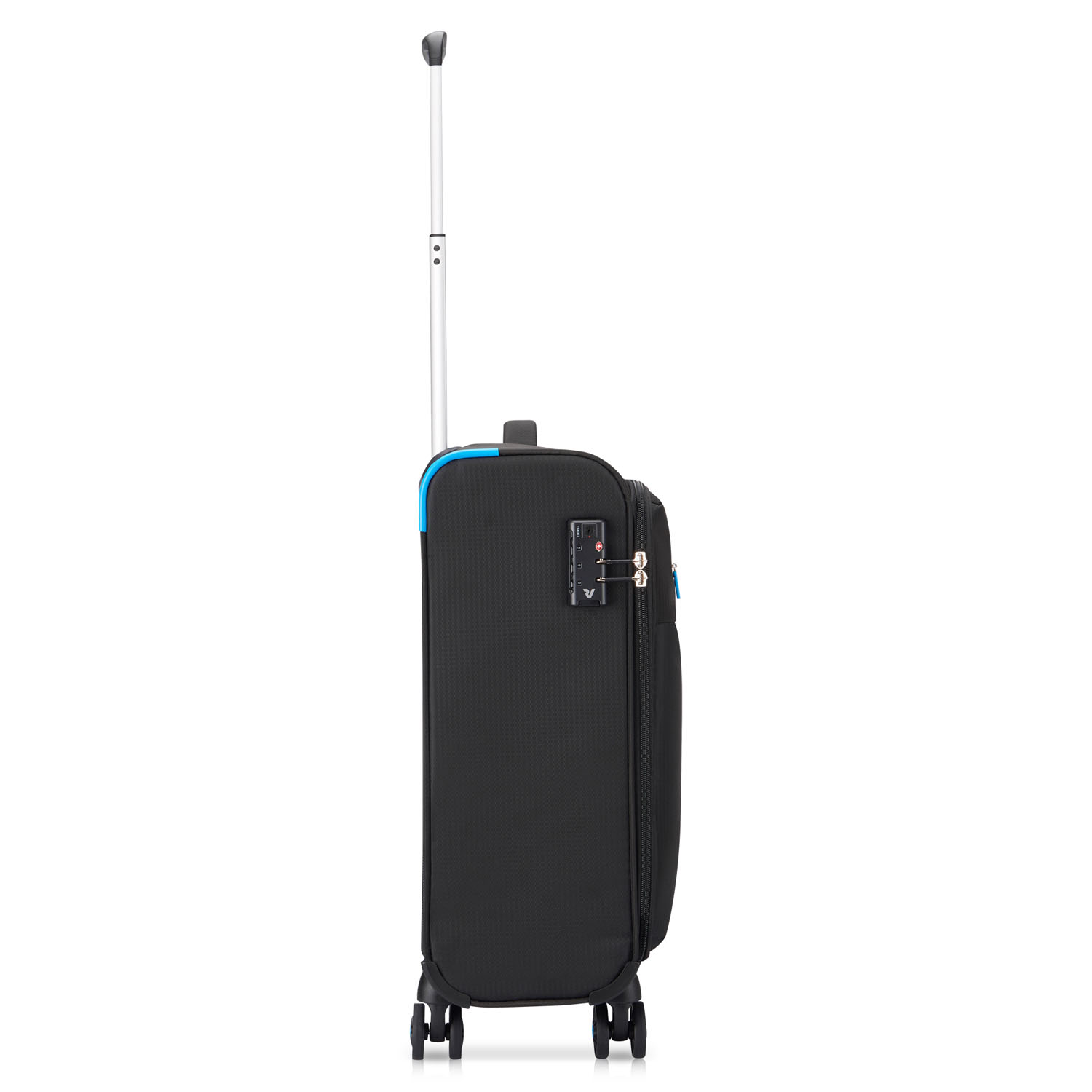 Roncato Neon Lite Cabin Trolley 4 Rollen 55cm Schwarz