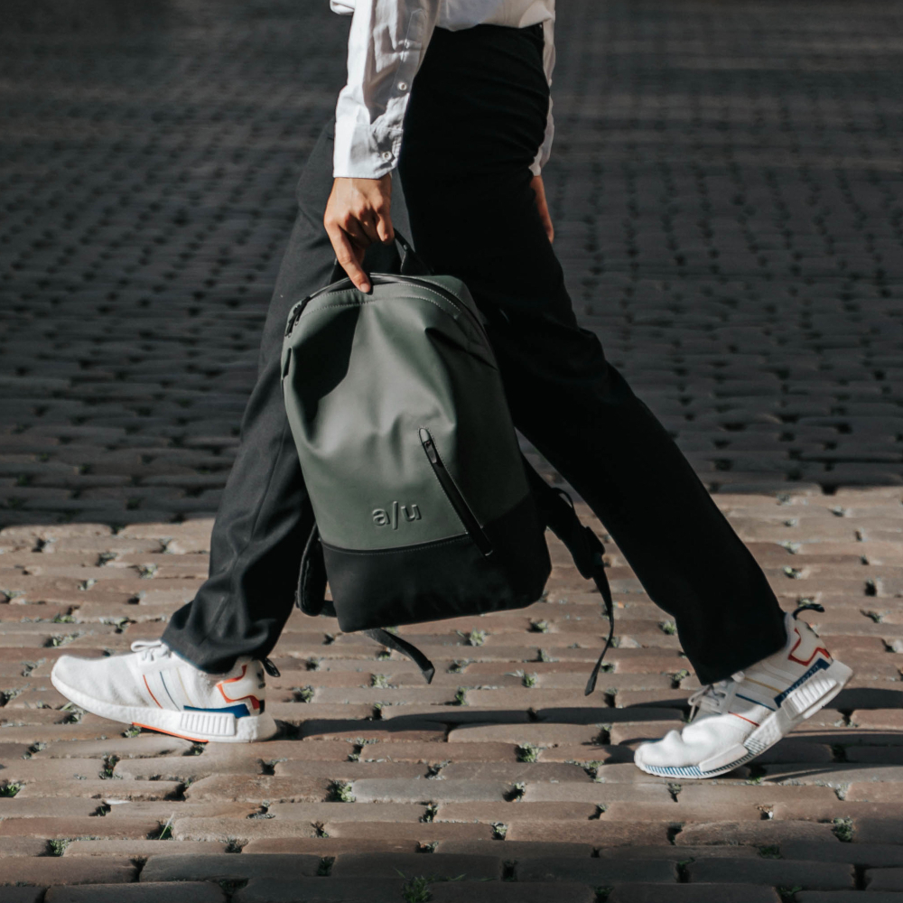 aunts & uncles Japan Nishi Hamamatsu Rucksack mit 13" Notebookfach forest night