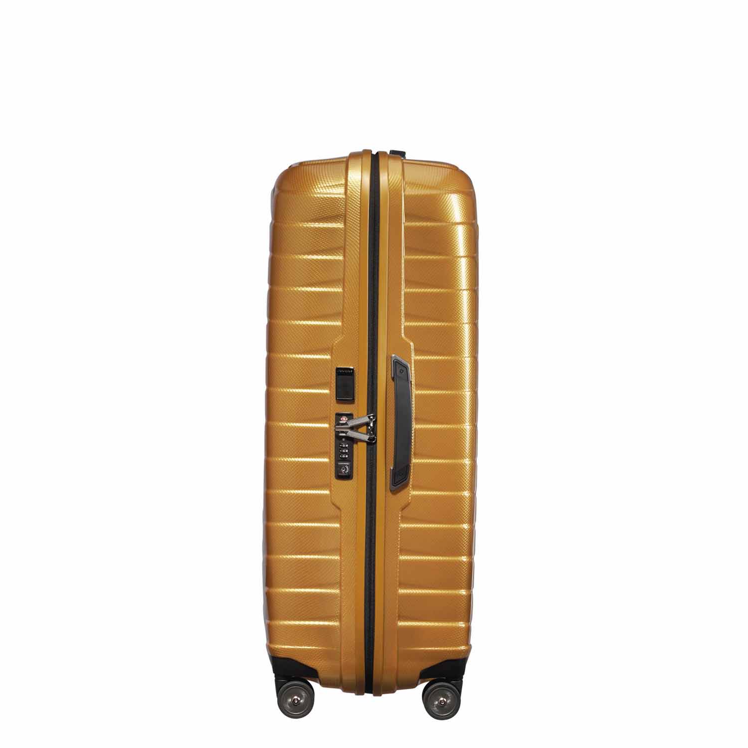 Samsonite Proxis Trolley mit 4 Rollen 81cm + GRATIS HOTELGUTSCHEIN Honey Gold