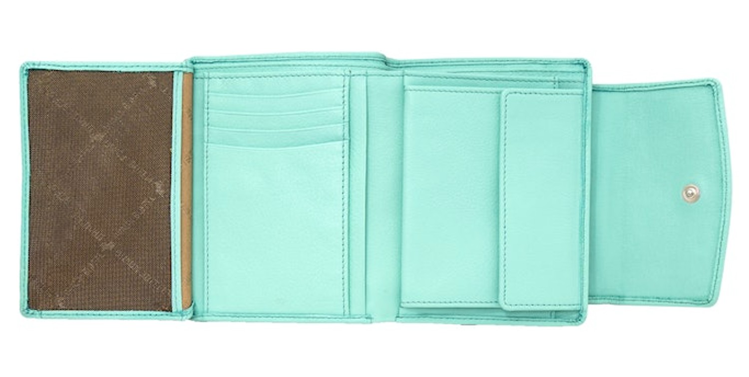 Braun Büffel JOY RFID Geldbörse M 8CS aquamarin