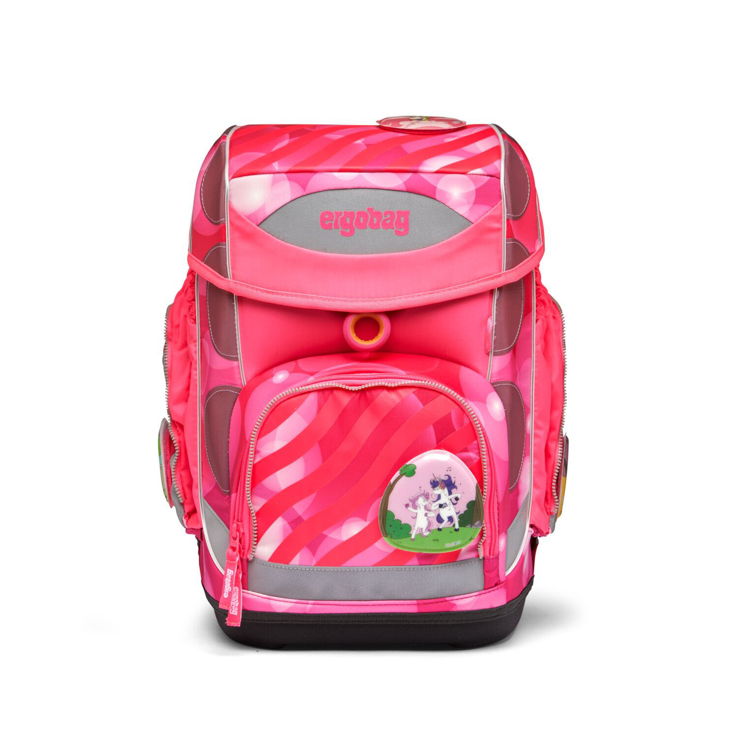 ergobag cubo NEO Edition 5-teiliges Schulrucksack-Set 2024 KuntBärbuntes Einhorn