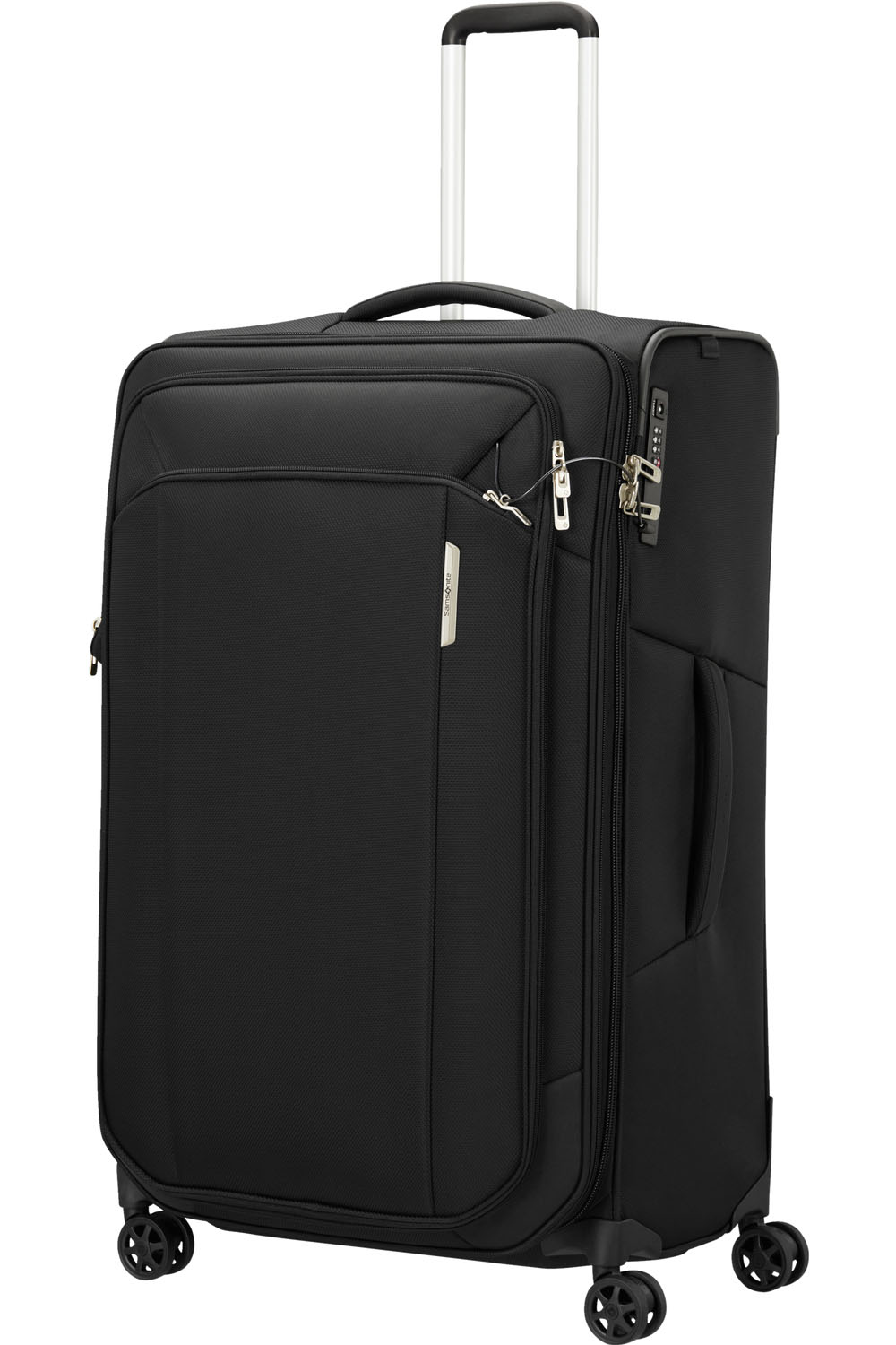 Samsonite Respark Trolley mit 4 Rollen erweiterbar 79cm + GRATIS HOTELGUTSCHEIN Ozone Black