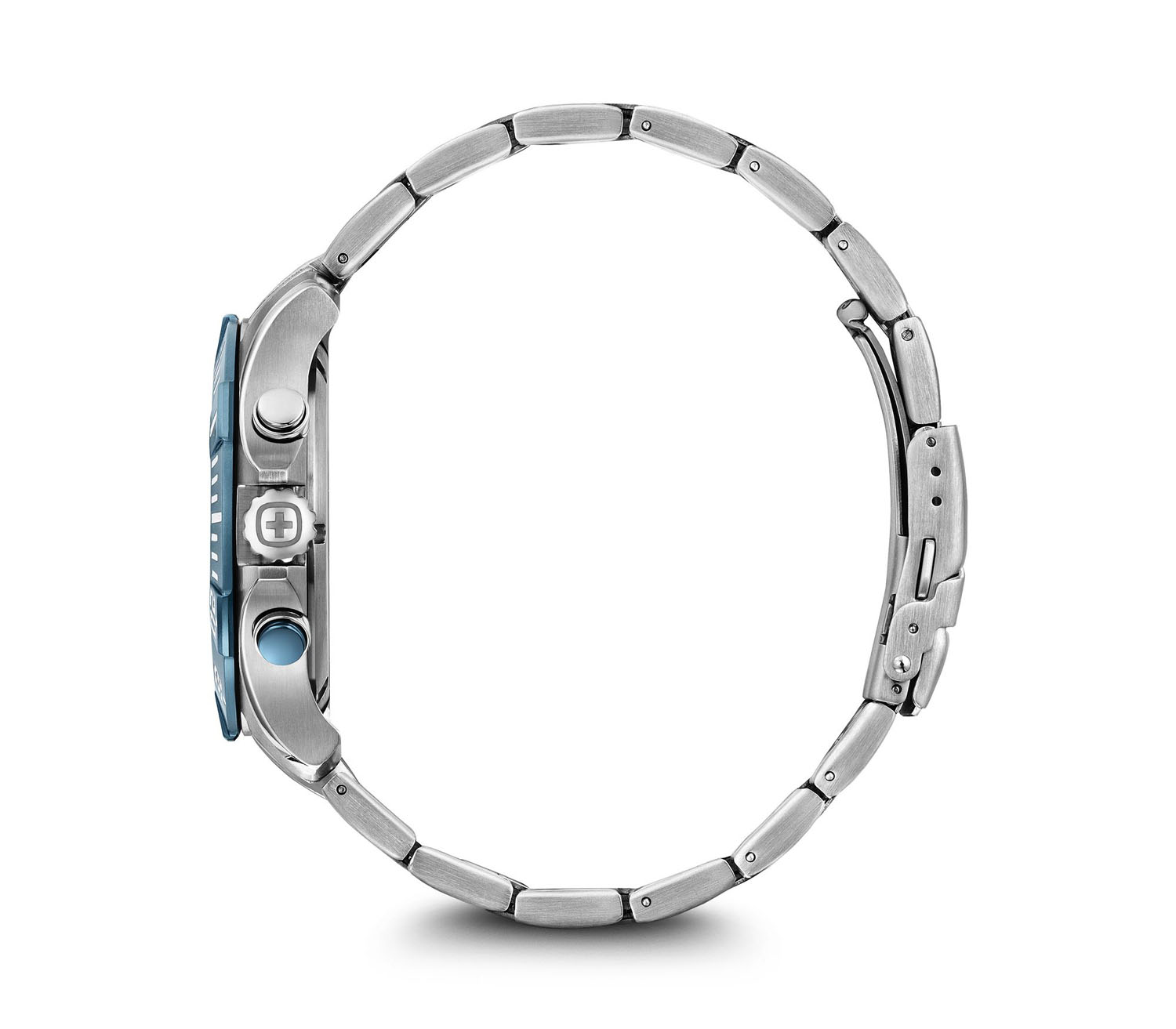 Wenger Seaforce Chrono 43mm Herrenuhr blau/silber Wenger Seaforce Chrono 43mm Herrenuhr blau/silber