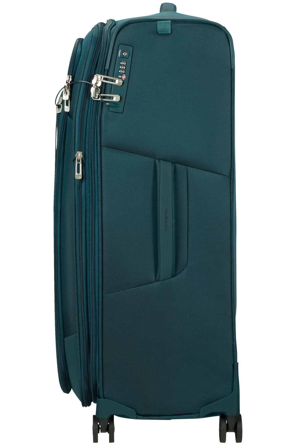 Samsonite Respark Trolley mit 4 Rollen erweiterbar 79cm + GRATIS HOTELGUTSCHEIN Petrol Blue