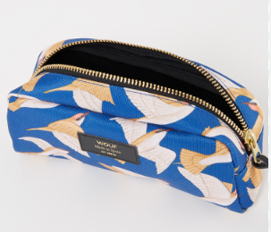 Wouf Accessories Small Makeup Bag Blue Birds Wouf Accessories Small Makeup Bag Blue Birds