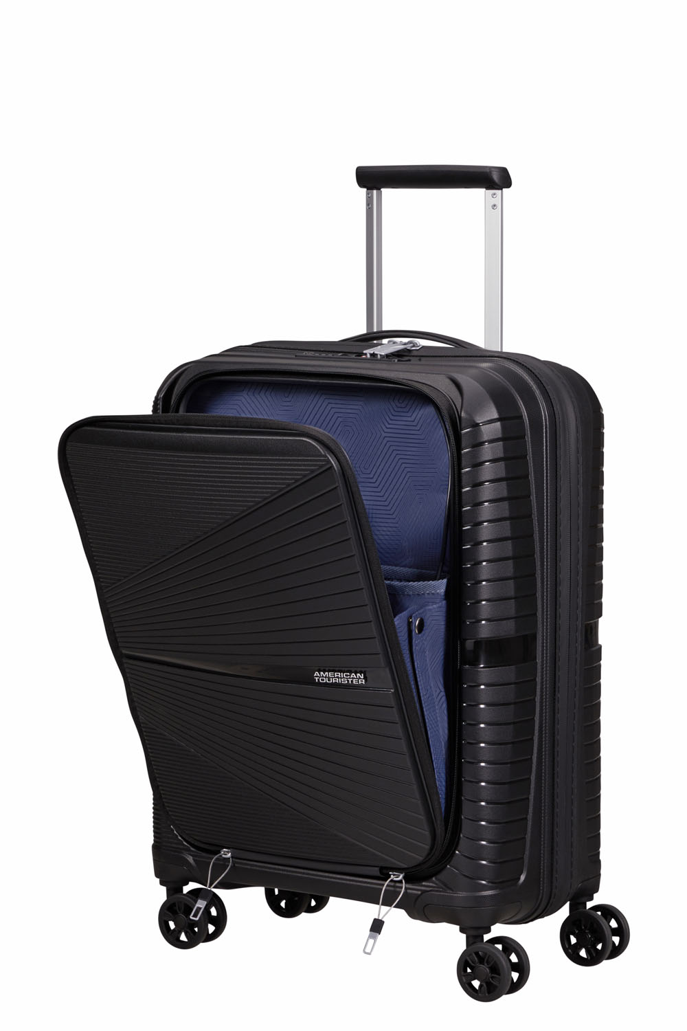 American Tourister Airconic Handgepäck Trolley 55cm mit Fronttasche + GRATIS HOTELGUTSCHEIN Onyx Black American Tourister Airconic Handgepäck Trolley 55cm mit Fronttasche + GRATIS HOTELGUTSCHEIN Onyx Black