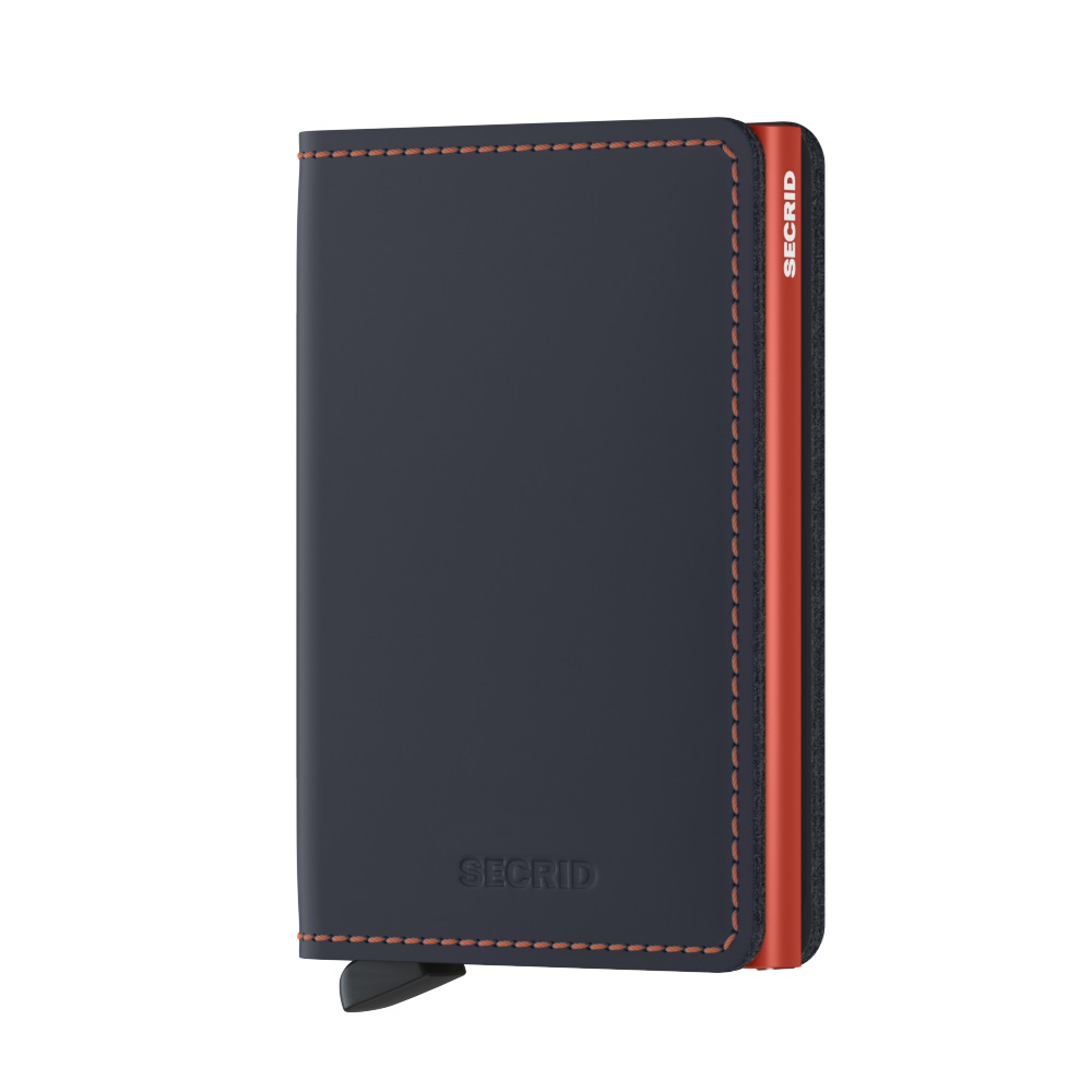 Secrid Slimwallet Matte SM-Night Blue & Orange