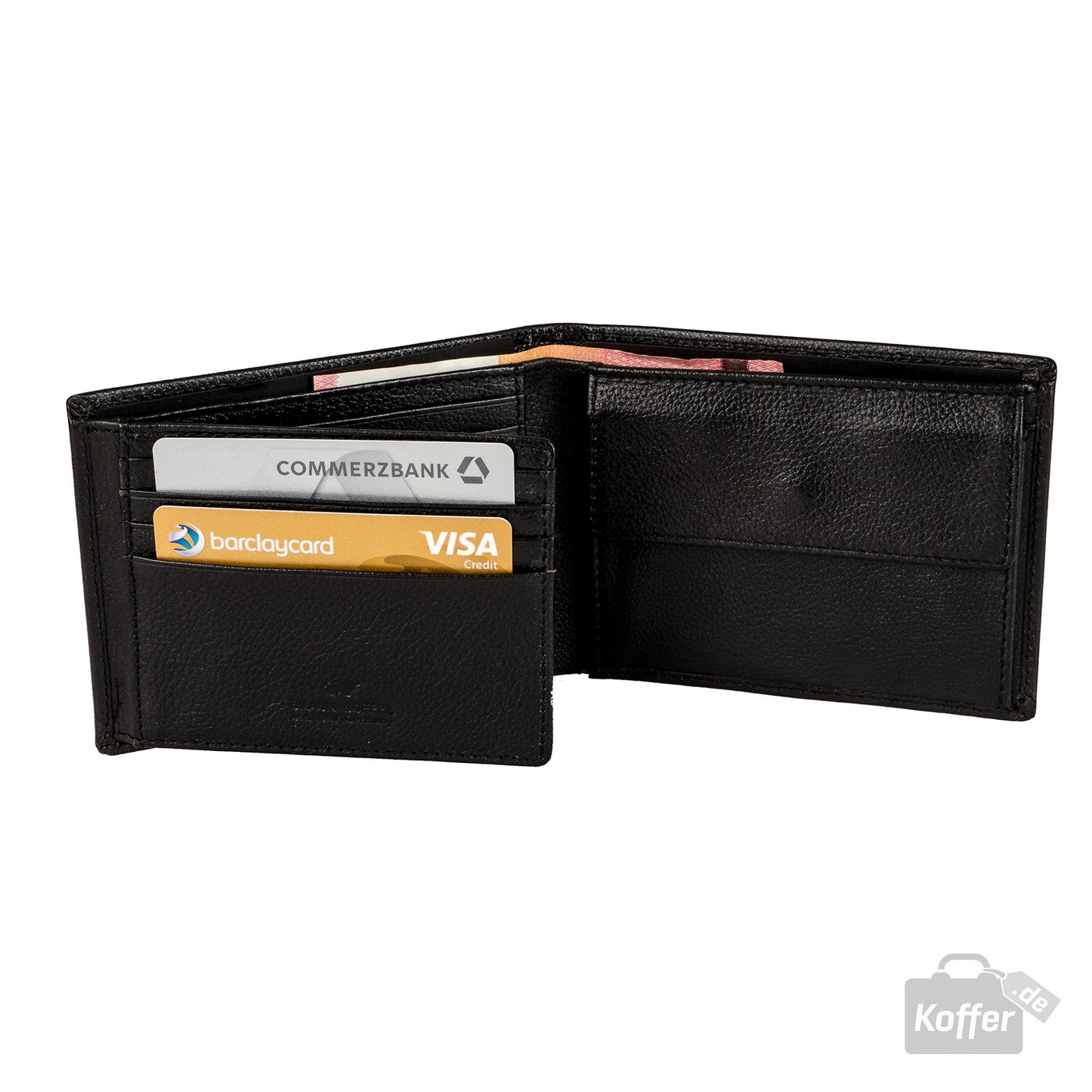 Braun Büffel Mountain RFID Trifold Geldbörse 8CS schwarz