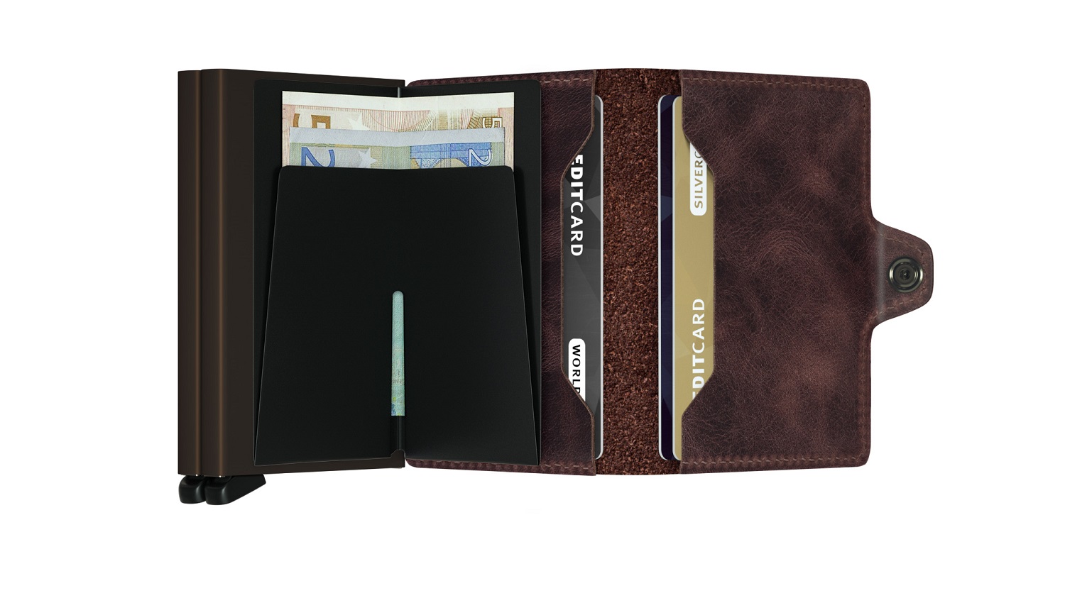 Secrid Twinwallet Vintage 8/12 Geschützte Karten TV-Chocolate Secrid Twinwallet Vintage 8/12 Geschützte Karten TV-Chocolate