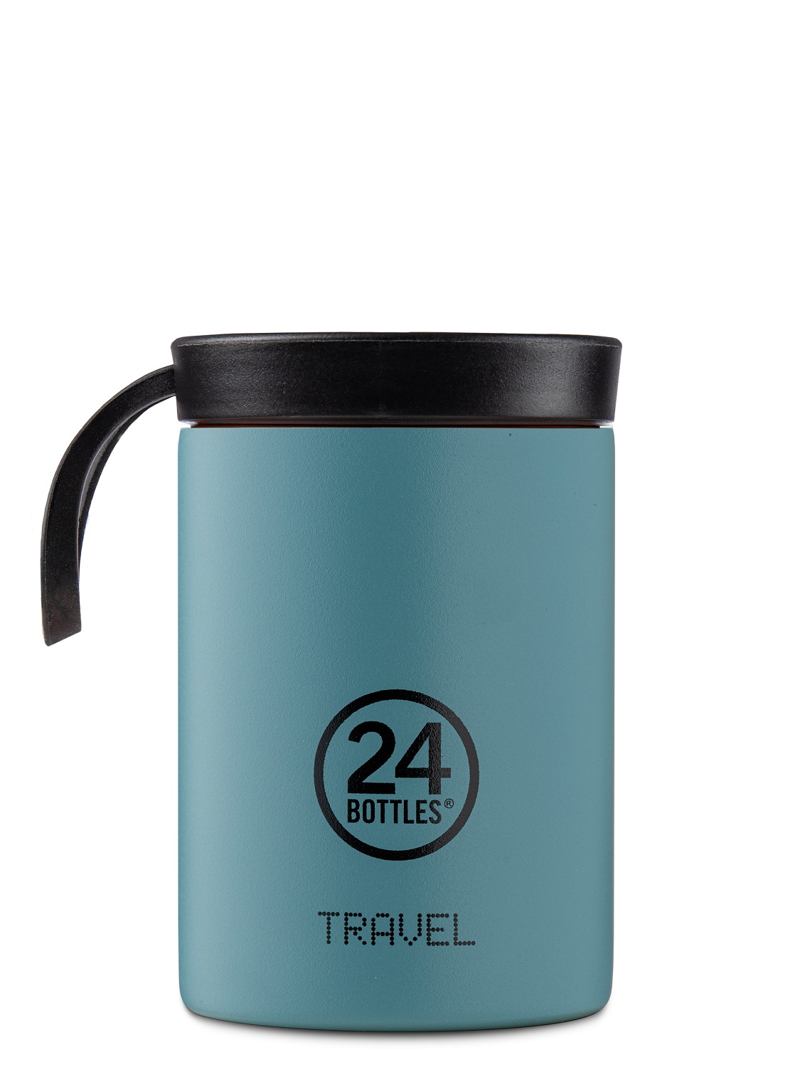 24Bottles® Travel Tumbler Snack Pot 350ml mit Fill&Go Lid Powder Blue