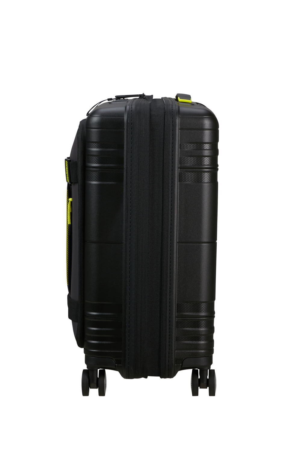 American Tourister HELLO CABIN Spinner 55/20 Exp COATED Black/Lime American Tourister HELLO CABIN Spinner 55/20 Exp COATED Black/Lime