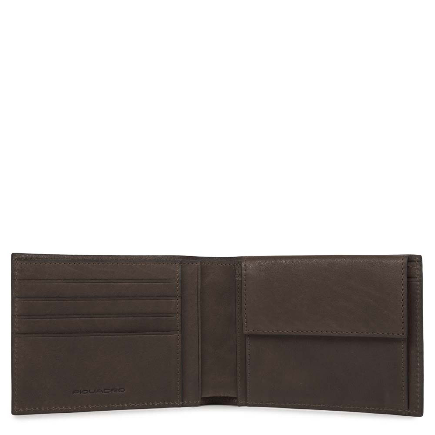 Piquadro Black Square Herrengeldbörse mit Hartgeldfach + RFID Dunkelbraun Piquadro Black Square Herrengeldbörse mit Hartgeldfach + RFID Dunkelbraun