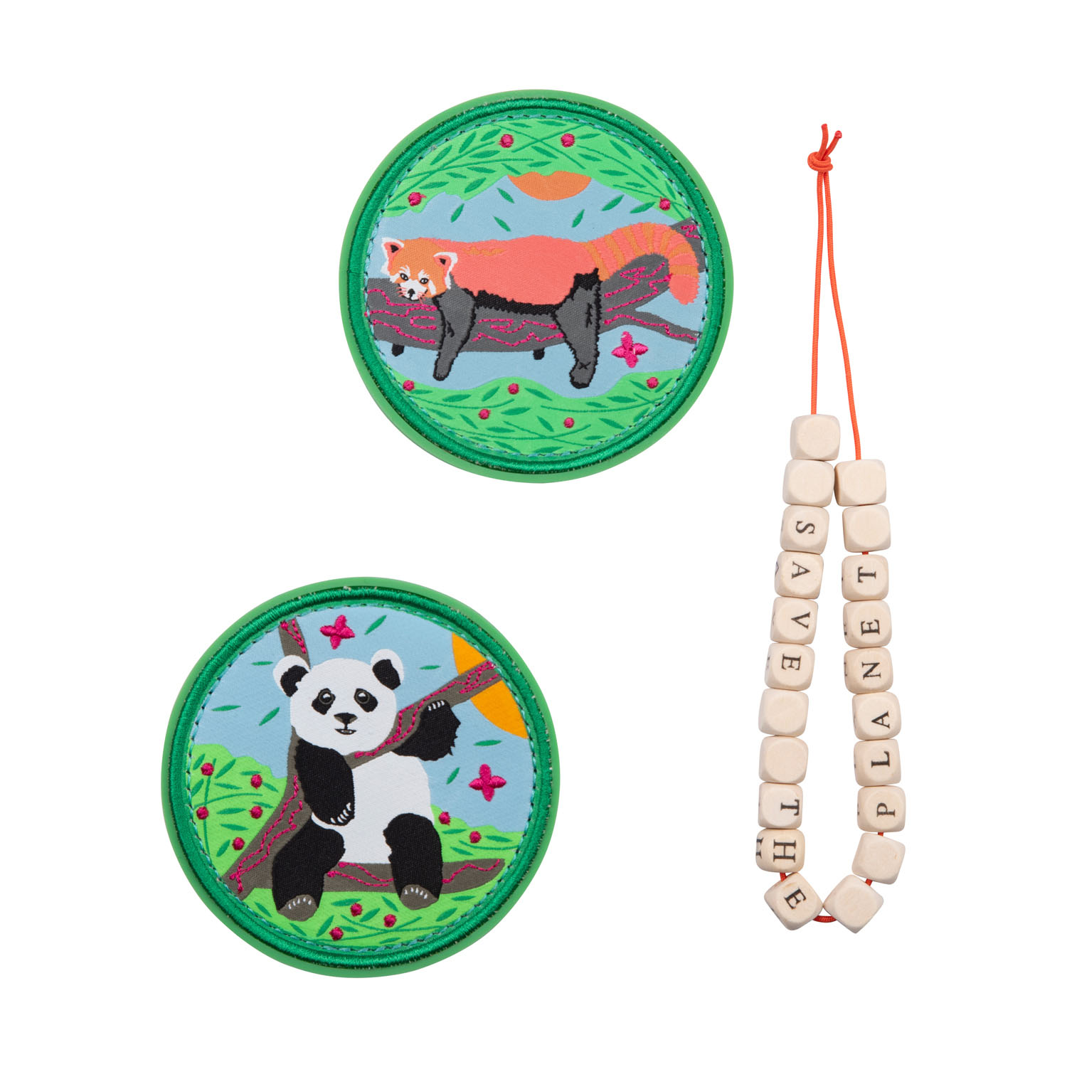 DerDieDas Schulzubehör Wechselbuttons 3er Set Pink Planet DerDieDas Schulzubehör Wechselbuttons 3er Set Pink Planet